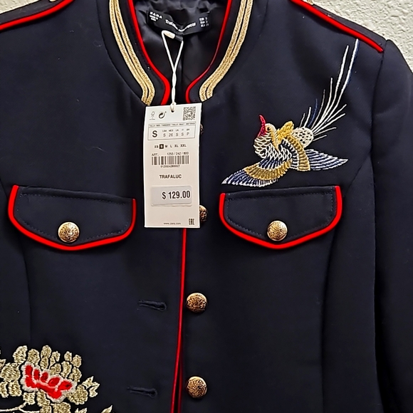 Zara Trafaluc Military- Style jacket - Picture 3 of 4